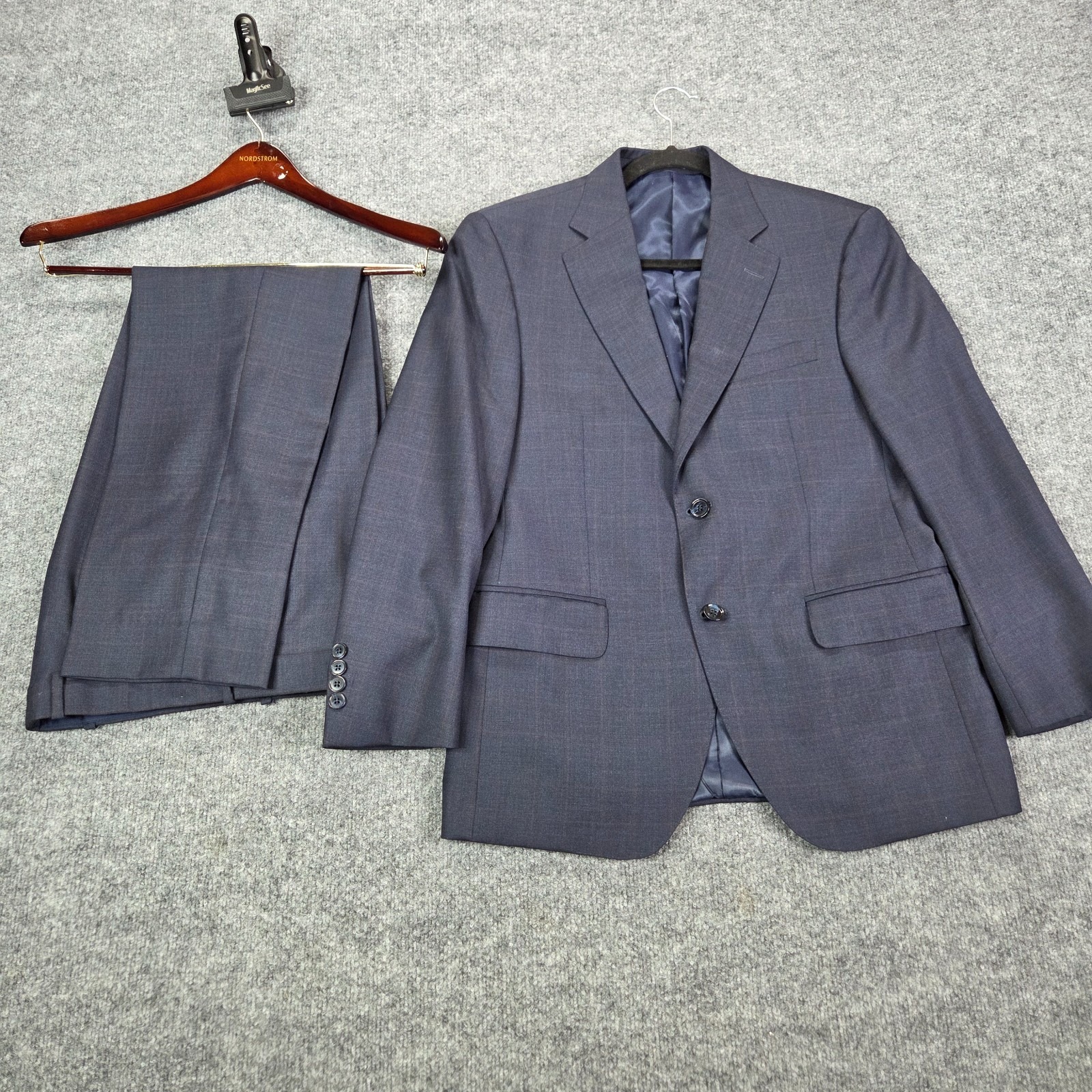 Peter Millar Suit Mens 40 S Navy 2pc Wool Blazer Pants 34x27 Modern Canada